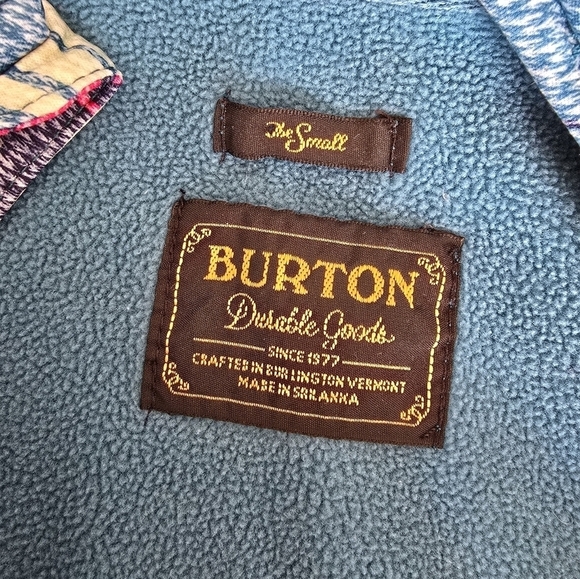 Burton Mutli Color Full Zip/Hoodie Women's Size Small. - Picture 4 of 6